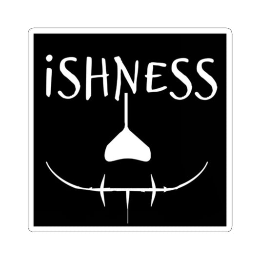 Creative iSHNESS Kiss-Cut Stickers - Unique Laptop & Water Bottle Decals
