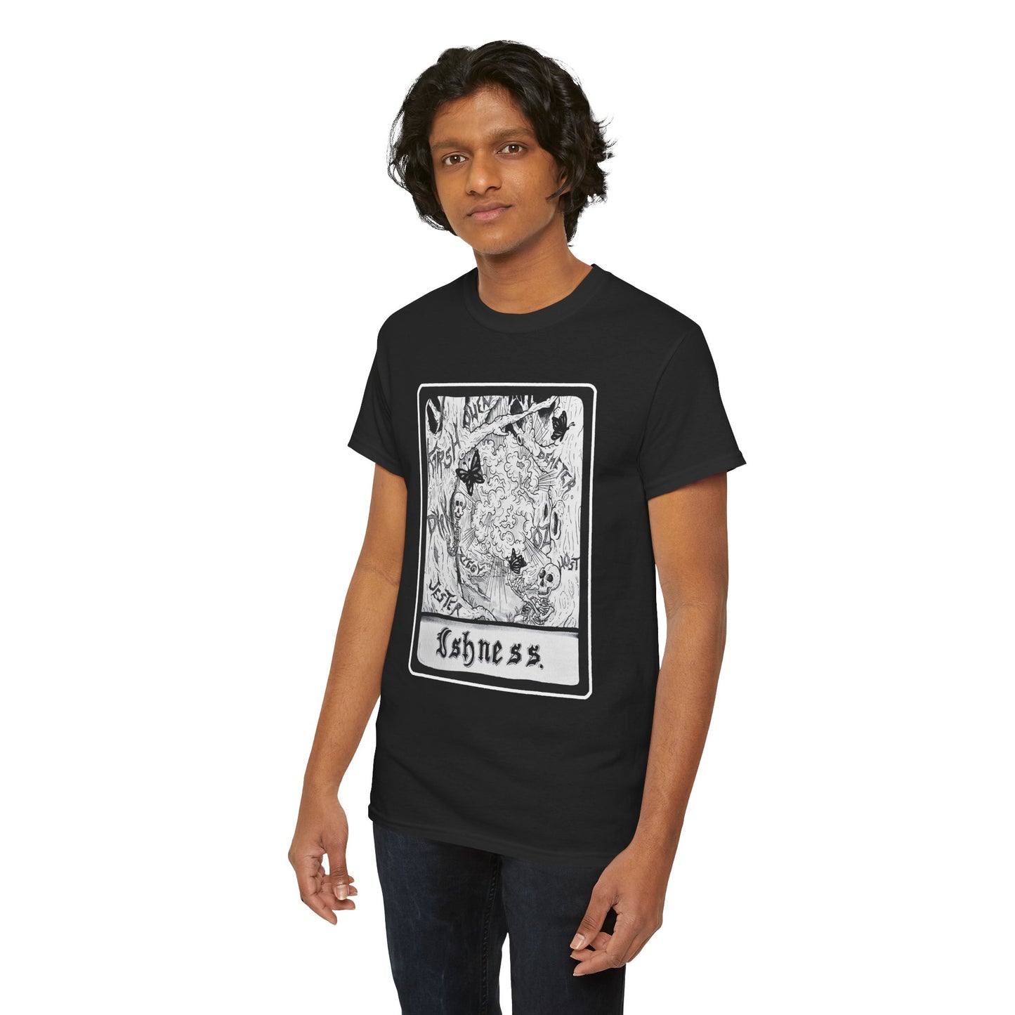 Unisex Heavy Cotton Tee - 'Ishness' Graphic T-Shirt for Creative Souls